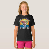California Supergirl Sunset Graphic T-Shirt (Vorne ganz)