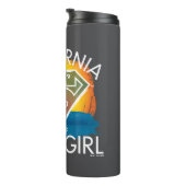 California Supergirl Sunset Graphic Thermosbecher (Nach rechts gedreht)
