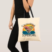 California Supergirl Sunset Graphic Tragetasche (Vorderseite (Produkt))