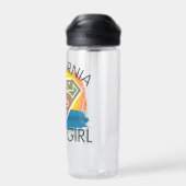 California Supergirl Sunset Graphic Trinkflasche (Rückseite)