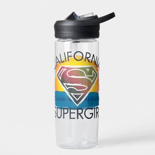 California Supergirl Sunset Graphic Trinkflasche (Links)