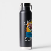 California Supergirl Sunset Graphic Trinkflasche (Vorne)