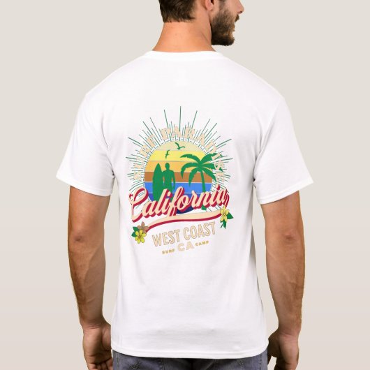 California Surf Paradise T-Shirt (Rückseite)