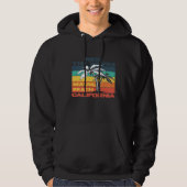 California Surf Retro Malibu Abenteuer Urlaub Hoodie (Vorderseite)