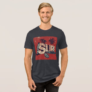California Surf - Retro Tri-Blend-T-Shirt Tri-Blend Shirt