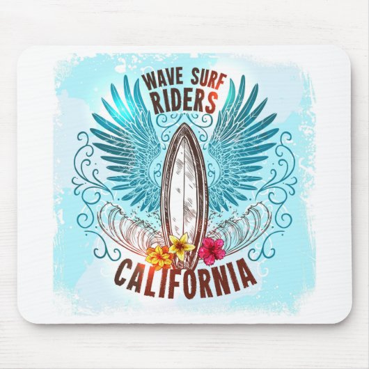 California Surf Riders Mousepad (Vorne)