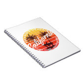California Surf, Summer Beach vibes Notizblock (Rechte Seite)