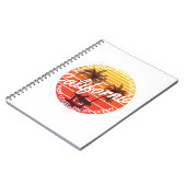 California Surf, Summer Beach vibes Notizblock (Linke Seite)