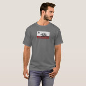 California Surf Syndication-Flagge T-Shirt (Vorne ganz)