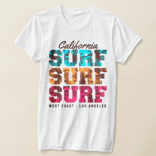 California Surf Vibes T - Shirt - Westküste (Ablage )