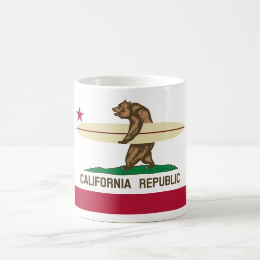 California Surfbär Coffee Tasse (Mittel)