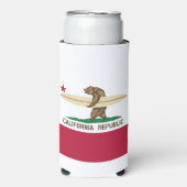 California Surfbär Selters Dosenkühler (Seltzer Vorderseite)