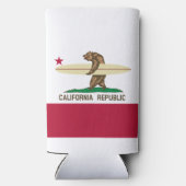 California Surfbär Selters Dosenkühler (Rückseite)