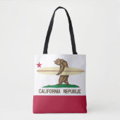 California Surfbär Tasche (Vorderseite)