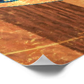 California Surfboard Poster (Ecke)