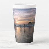 California Surfer bei Sunset Milchtasse (Vorderseite)