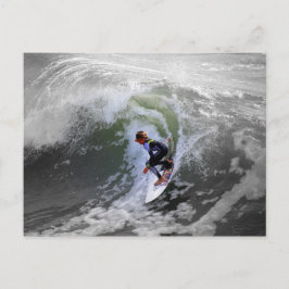 California Surfer Boy Postcard Postkarte