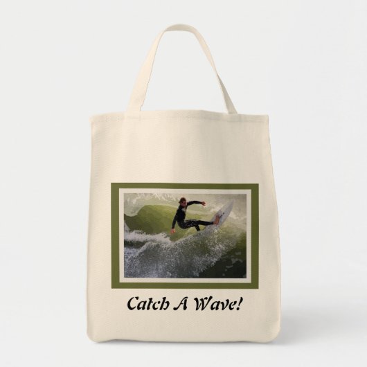 California Surfer Grocertasche Tragetasche (Vorne)