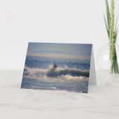 California Surfer mit Regenbogen Karte (Rückseite)