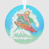 California Surfer Ornament (Rückseite)
