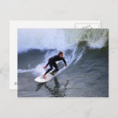 California Surfer Postcard Postkarte (Vorne/Hinten)