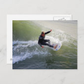 California Surfer Postcard Postkarte (Vorne/Hinten)