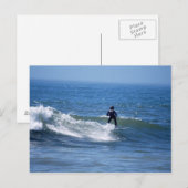 California Surfer Postcard Postkarte (Vorne/Hinten)