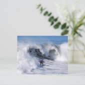 California Surfer Postcard Postkarte (Stehend Vorderseite)
