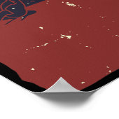 California Surfer Quote Poster (Ecke)