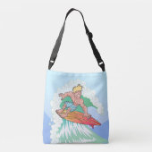 California Surfer Tragetaschen Mit Langen Trägern (Rückseite)