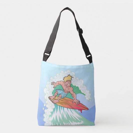 California Surfer Tragetaschen Mit Langen Trägern (Vorderseite)