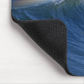 California Surfer unter einem Regenbogenmousepad Mousepad (Ecke)