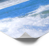 California Surfers Collage Poster (Ecke)