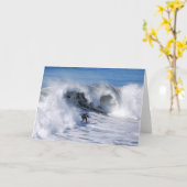 California Surfers Grußkarte Karte (Gelbe Blume)