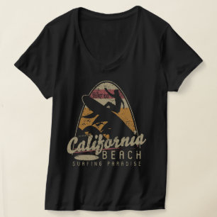 California Surfing Urbaner Lifestyle Beach Retrodi T-Shirt
