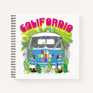 California Surfing Van Notizbuch
