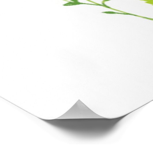 California Surfing Van Poster (Ecke)