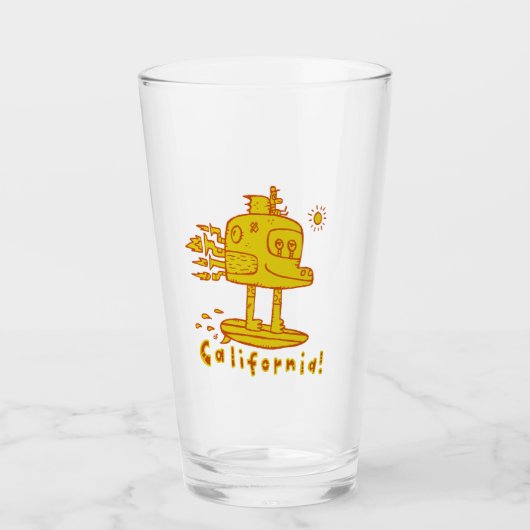 California Surfmonster Truck Pint Glas (Vorderseite)