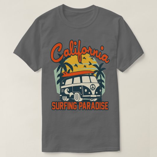 California Surfparadies T-Shirt (Design vorne)