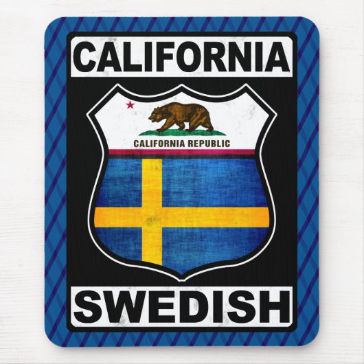 California Swedish American Mousemat Mousepad (Vorne)