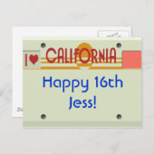 California Tellers Postkarte (Vorne/Hinten)