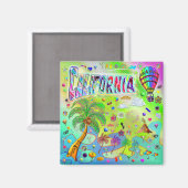 California Timeless Melody Magnet (Vorderseite/Rückseite)