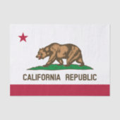 California tissue paper, Californian Flag Seidenpapier (Vorderseite)