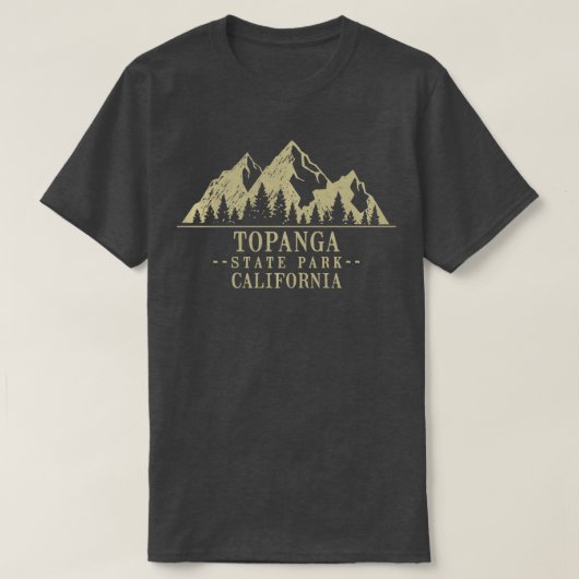 California Topanga Staat Park Long Sleeve T-Shirt (Design vorne)