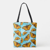 California Tortoiseshell Butterfly Illustration Tasche (Rückseite)