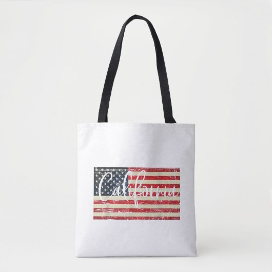 California Tote Bag Leinwand Tasche (Vorderseite)