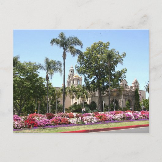 California Tower at Balboa Park, San Diego Postkarte (Vorderseite)
