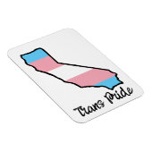 California Trans Pride Magnet (Rechte Seite)