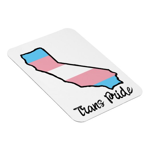 California Trans Pride Magnet (Rechte Seite)