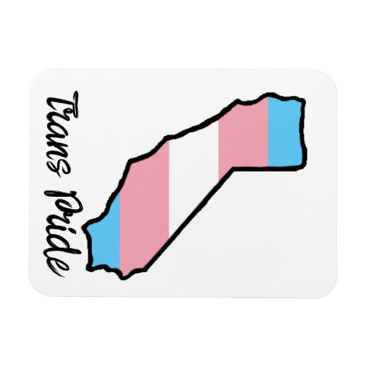 California Trans Pride Magnet (Horizontal)